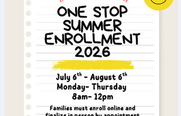 One Stop Summer Enrollment 2026
