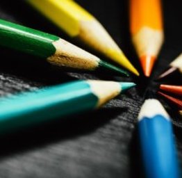 colored pencils