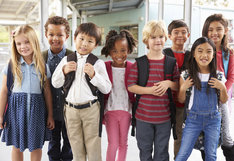 diverse kids smiling